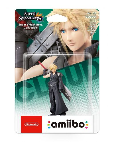 Figurina Nintendo amiibo - Cloud No.58 [Super Smash Bros.] - 3